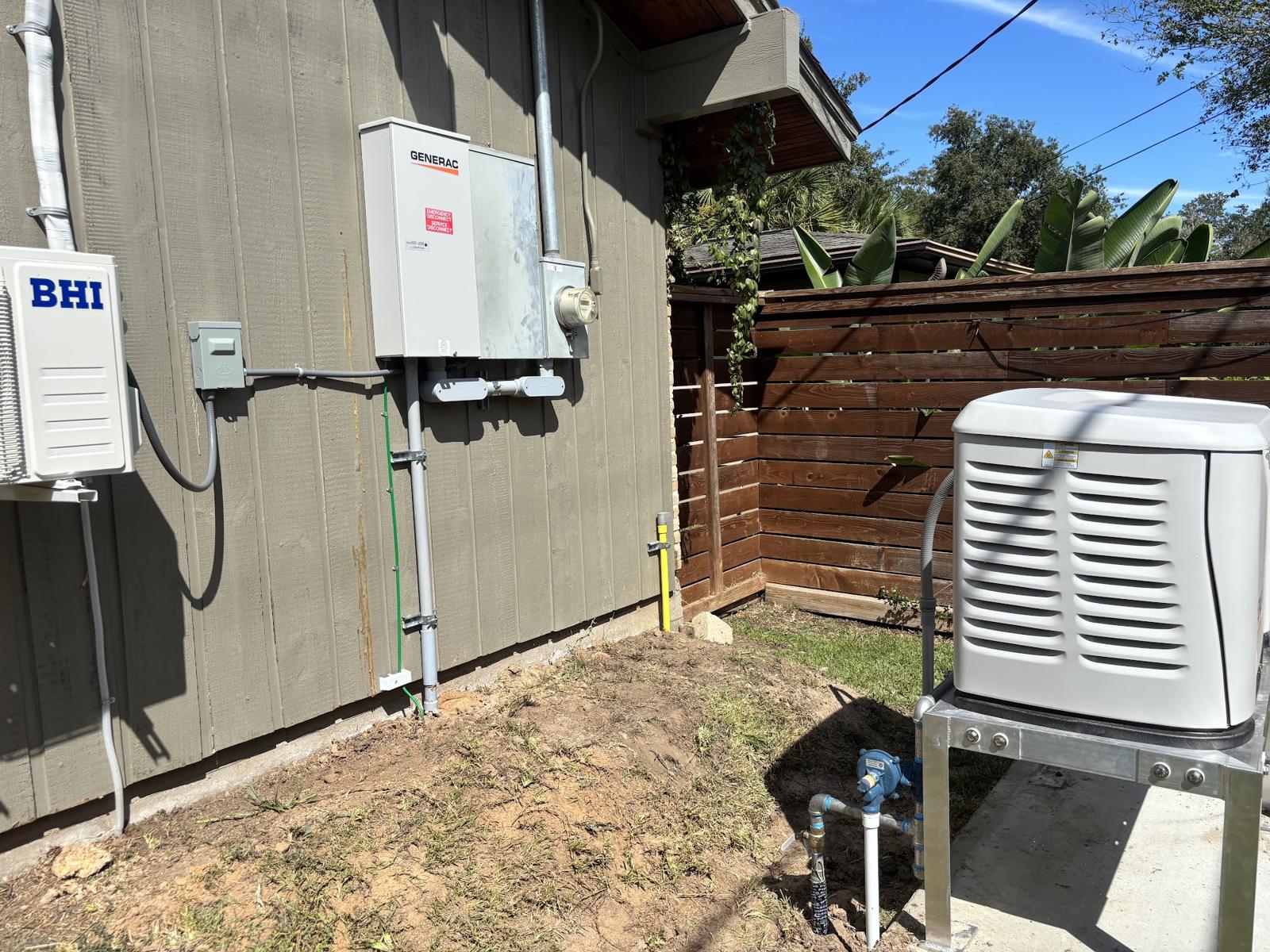 Transfer switches and generator connections